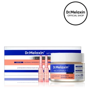 [Dr.Melaxin Official] Necksphalt ECM Neck Lifting Duo Set | Necksphalt ECM Neck Cream 50ml + Neck Ampoule 1.5ml x 10 | Firming, Elasticity & Wrinkle Care
